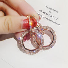 Load image into Gallery viewer, Rhinestone Geometric Earrings