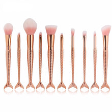Load image into Gallery viewer, Mermaid Makeup Brushes