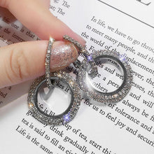 Load image into Gallery viewer, Rhinestone Geometric Earrings