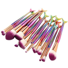 Load image into Gallery viewer, Mermaid Makeup Brushes