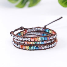 Load image into Gallery viewer, Leather Wrap Bracelet