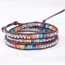 Load image into Gallery viewer, Leather Wrap Bracelet