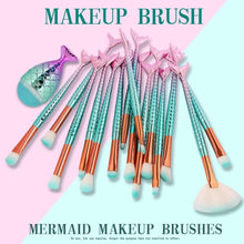 Load image into Gallery viewer, Mermaid Makeup Brushes