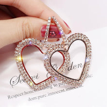 Load image into Gallery viewer, Rhinestone Geometric Earrings