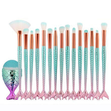 Load image into Gallery viewer, Mermaid Makeup Brushes