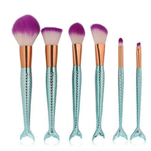 Load image into Gallery viewer, Mermaid Makeup Brushes