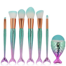 Load image into Gallery viewer, Mermaid Makeup Brushes