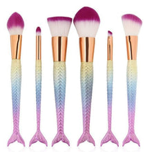 Load image into Gallery viewer, Mermaid Makeup Brushes
