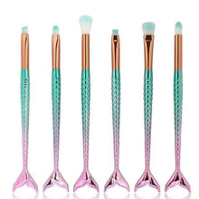 Load image into Gallery viewer, Mermaid Makeup Brushes