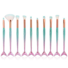 Load image into Gallery viewer, Mermaid Makeup Brushes