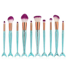 Load image into Gallery viewer, Mermaid Makeup Brushes