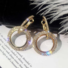 Load image into Gallery viewer, Rhinestone Geometric Earrings