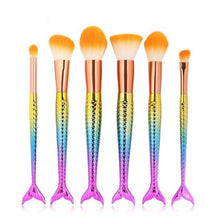 Load image into Gallery viewer, Mermaid Makeup Brushes