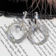 Load image into Gallery viewer, Rhinestone Geometric Earrings